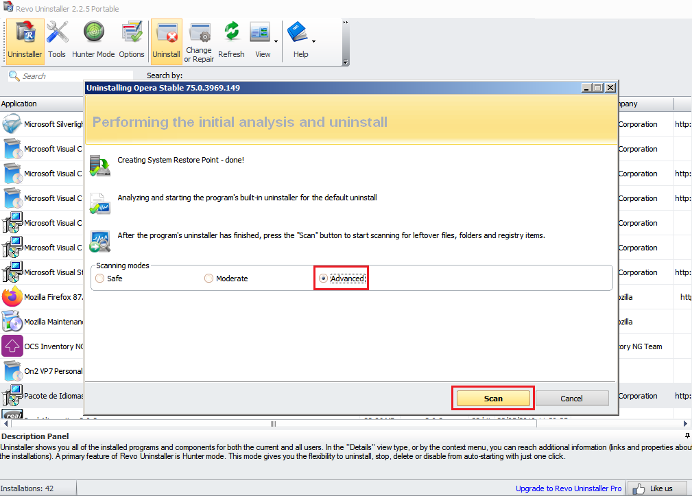 Imagem Revo Uninstaller