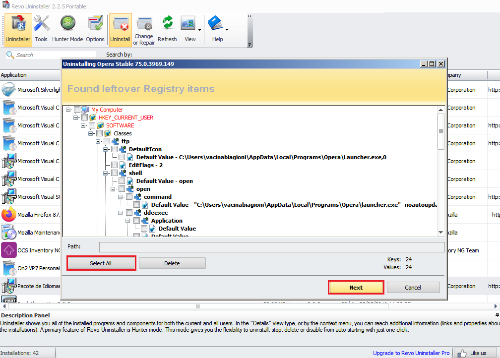 Imagem Revo Uninstaller